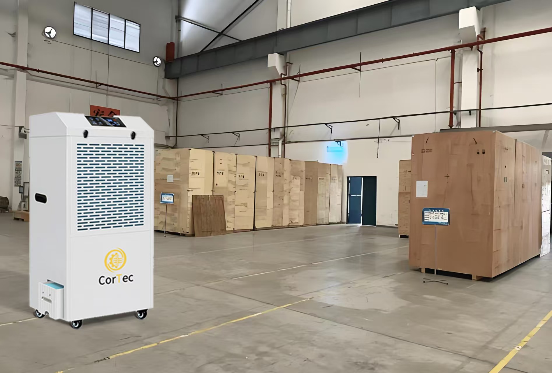 Deshumidificadores industriales CorTec: potente Control de humedad para grandes espacios